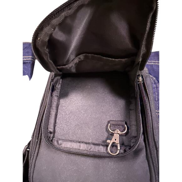 Carhartt Denim Chore Coat Womens Large Blue Relaxed Fit Rugged Flex Button Down - Picture 7 of 10